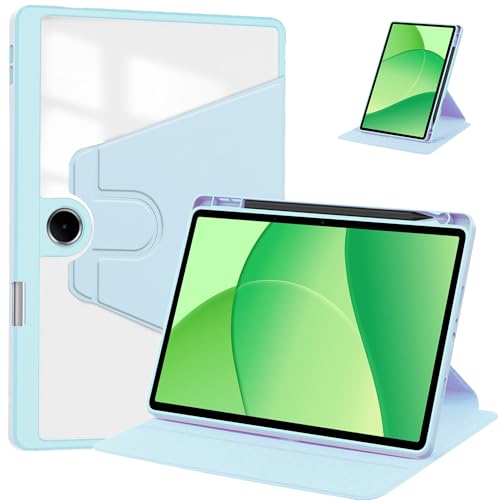 Étui rotatif 360 Oppo Pad SE 11 2025 coque transparente bleue