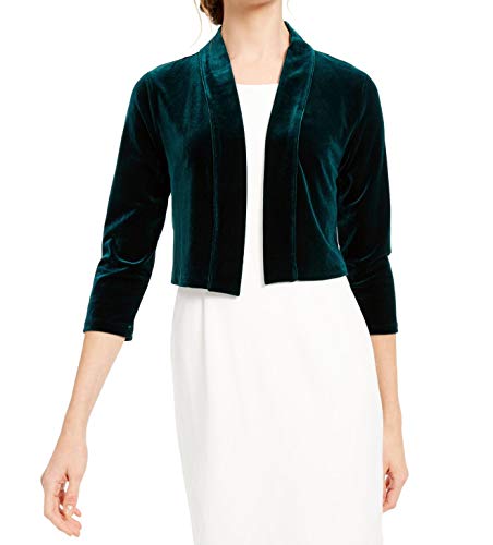 CALVIN KLEIN Womens Green Formal Jacket Size L