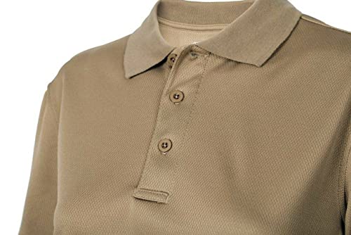 LAPG Women's Recon Jersey Short Sleeve Polo Shirt, Anti-Wrinkle Moisture Wicking Tactical Polo Shirt for Women4