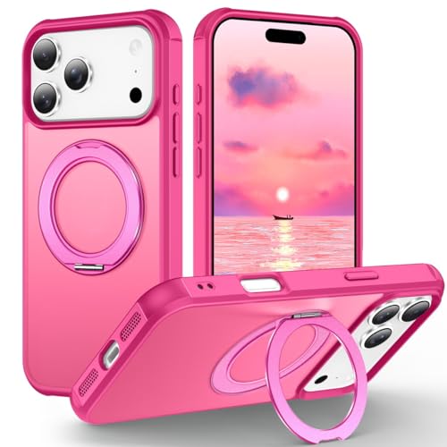 Coque iPhone 17 Pro antichoc pour éviter les rayures d'objectif avec son anneau MagSafe rigide