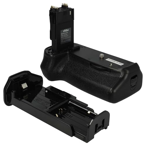 vhbw Empuñadura de batería Compatible con Canon EOS 80D, 90D, 70D cámaras réflex (DSLR), Incl. dial de Control Central - imagen 4