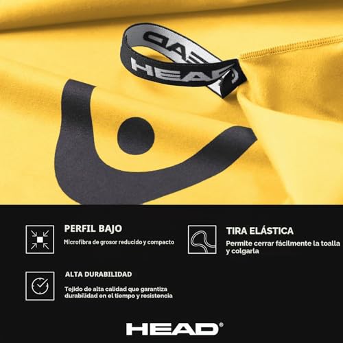 Miniatura 4 de Head Active - Toalla Microfibra Con Elástico, Toalla Baño Ideal Como Toalla Gimnasio Hombre Mujer 40x60 Suave Ligera Secado Rápido, Toallas Baño Absorbente Ahora Espacio, Toallas Lavabo Y Gym Multiuso