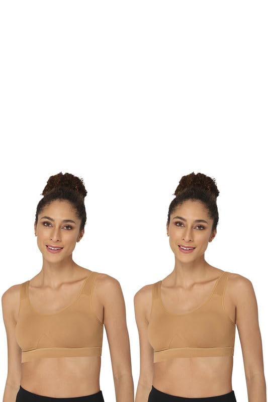 intimacy lingerie Intimacy Active Sports Bra for Women Medium Coverage, Non-Wired, Non-Padded, Seamless, Stretchable Comfortable Support Activewear for Women Combo Pack-picture-40