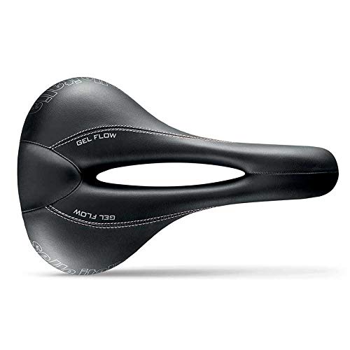 Selle Italia Donna Gel Flow, Sella, Nero, 262 X