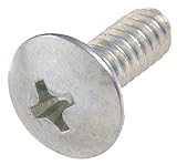 The Hillman Group 59726 Satin Nickel Fan Blade Screw 10-24 x 1/2, 16-Pack