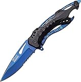 Tac-Force MT-A705BL spring Assisted Tactical Folding Knife, 4.5-inch Closed