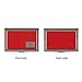 EASTNIGHTS RFID Credit Card Holder Metal Wallet Stainless Steel and Pu Leather Credit Card Protector Case (red)