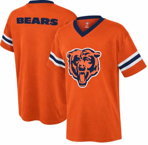 NFL Kids Youth 4-20 Official Alternate Color Game Day Team Jersey (US, Numeric, 18, 20, Regular, Chicago Bears - Orange)