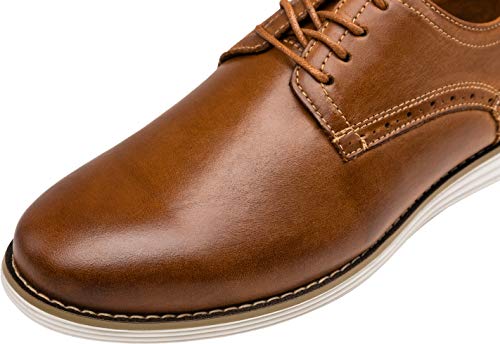 Vostey Men's Dress Shoes Leather Casual Dress Shoes for Men Leather Business Oxford Shoes for Men3