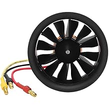 12 Blade Duct Fan 50mm EDF Motor with Qf26115000kv 34s Brushless Motor Used for RC Aircraft CW