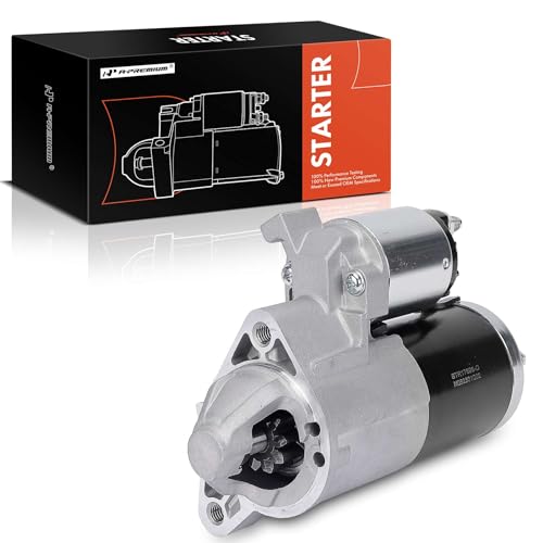 A-Premium Starter Motor Compatible with Jeep Grand Cherokee 2018-2021 & Dodge Charger 2007-2023, Durango 2021 2023, Challenger 2015-2016 & Chrysler 300 2005-2023, 5.7L 6.2L, 12V 1.2KW 10-Teeth CW