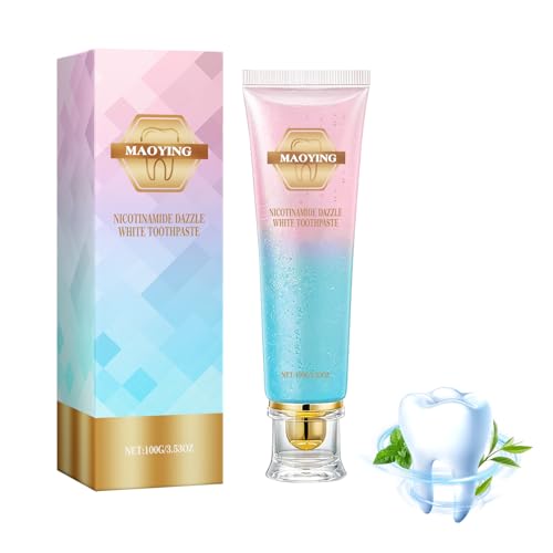 Pasta Dental Blanqueadora, Dientes Blancos y Brillantes,Elimina Manchas y Sarro, Protege el Esmalte y Encías,Elimina Manchas, Mal Aliento