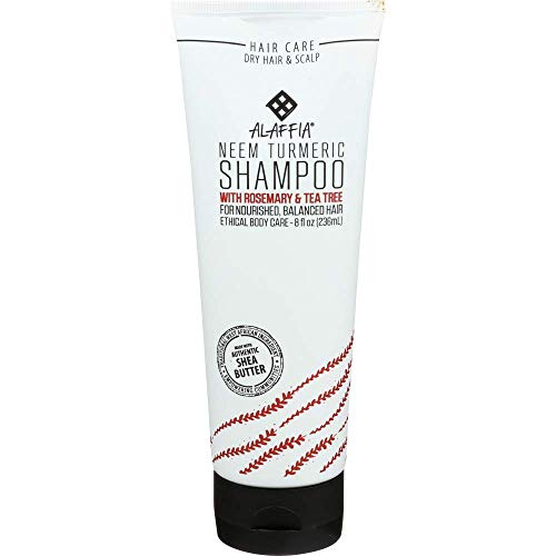 Alaffia Neem Turmeric Balancing Shampoo, Gently Cleans and Helps Fortify Hair while Moisturizing