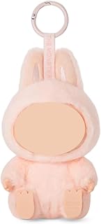 PEXIVOZ 1 Pcs Labub Peluche, Labub Llavero, Labub Muñecos, Labub Llavero de Monstruo de Peluche, para Fans Niños, Adultos, Niños y Niñas(Rosa)