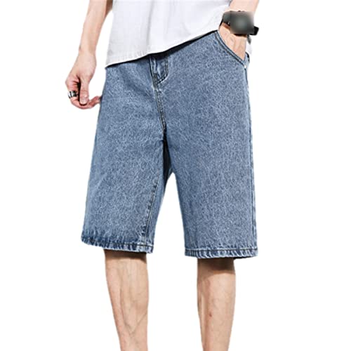 Short en jean pour homme confortable et ajusté de 85 cm pour un style décontracté