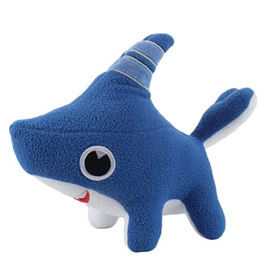 Shark Dog Plush Toy, Shark Puppy Stuffed Animal Doll Gifts for Baby, Kids, Boys, Girls, Blue, 11inch