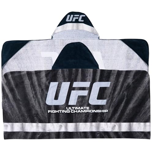 Image of UFC Fight Night Super Soft Bath /Pool /Beach Soft Cotton Terry Hooded Towel Wrap, 24 in x 50 in, (100% Officially Licensed Product) By Franco