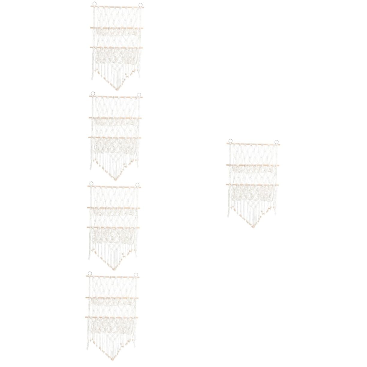 Filet de rangement à deux niveaux pour jouets TOYANDONA en tissu suspendu