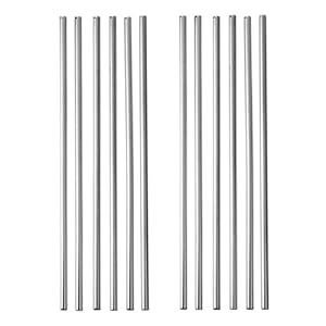 GRÄWE Strohhalme 12er Set Silber 859.3112