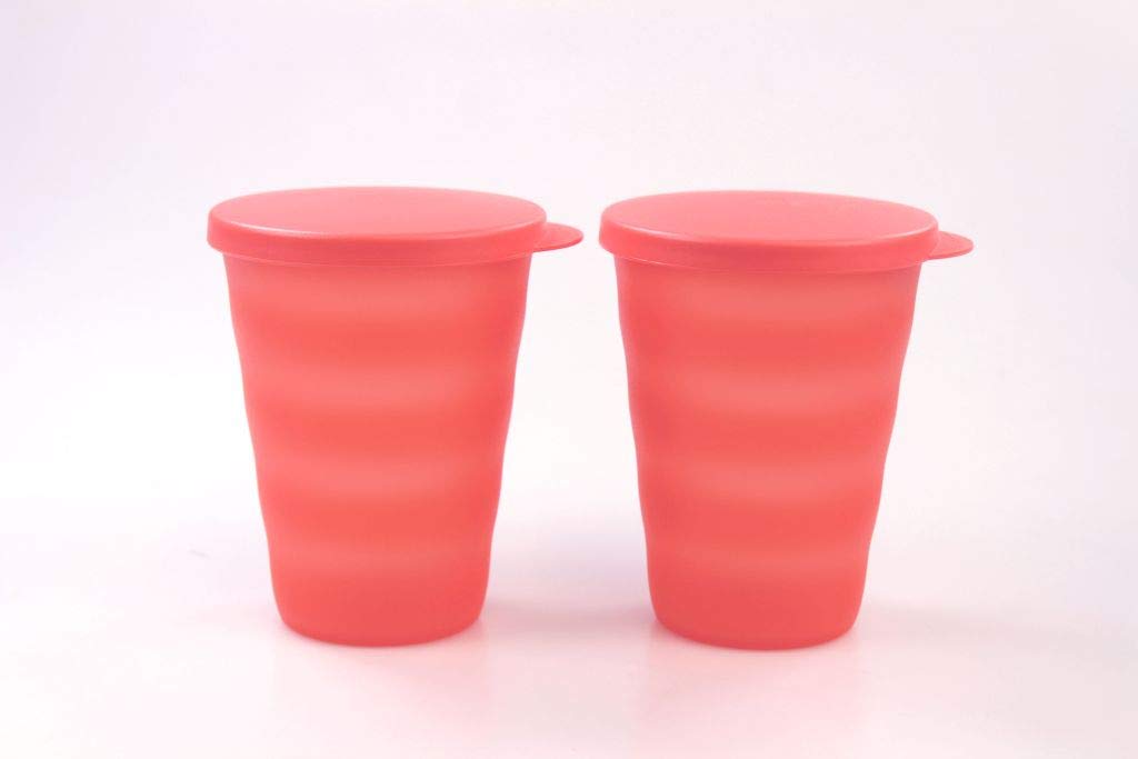 Tupperware Junge Welle Trinkbecher 330 ml orangeTrinkbecher (2)
