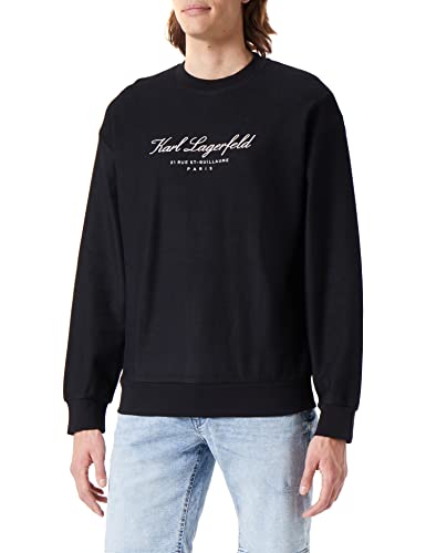 KARL LAGERFELD Herren Hotel Karl Sweatshirt Schwarz L