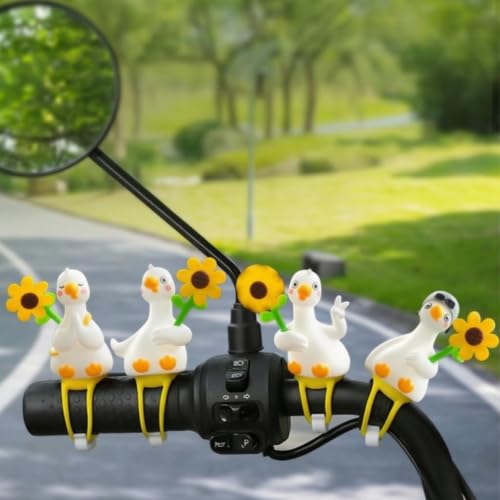 Pajaritos decorativos con clip que no se caen de la bicicleta 5