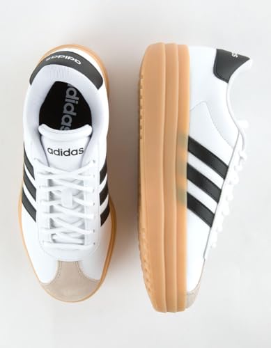 Image of ADIDAS VL Court Bold Womens Platform Shoes, White, 7.5