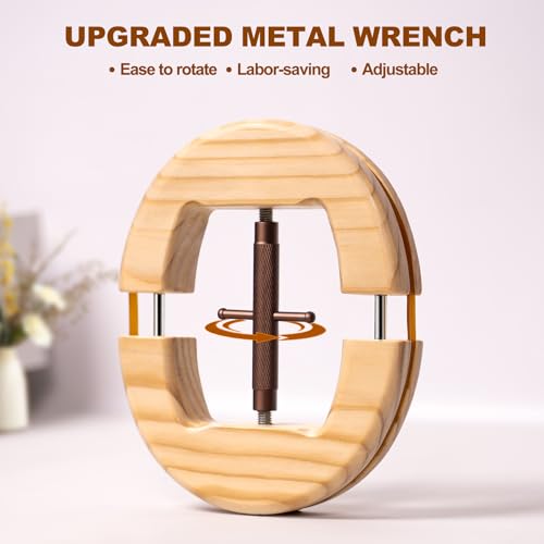 Image of Hat Stretcher, Cowboy Hat Stretcher for Fitted Hats, Hats Jack with Wrench, Extender Widener for Men Cowboy Baseball Caps