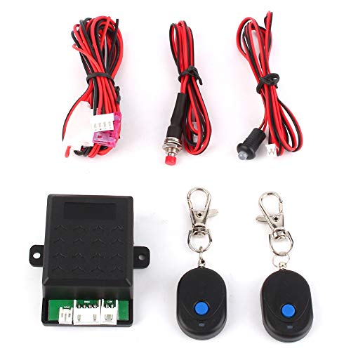 Keenso Car Alarm System, 1 Set Universal Auto Car Immobilizer Lock System Anti Theft Protection