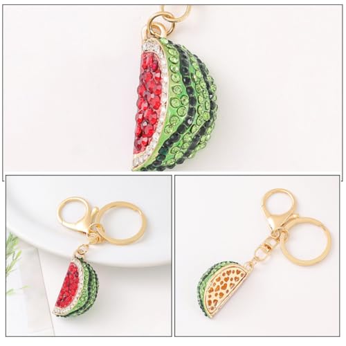 Porte-clés pastèque adorable accessoire pour voiture - 3
