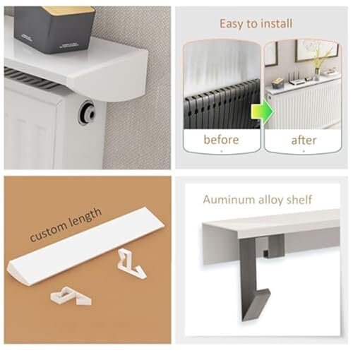 Protector de radiador resistente para evitar quemaduras con estante de 60cm 7