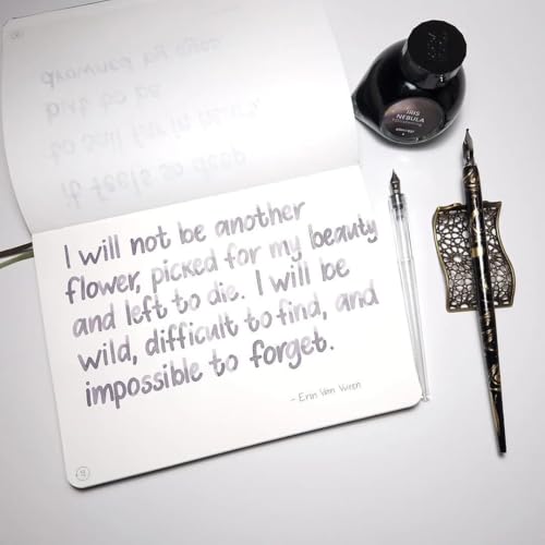 Image of Colorverse Iris Nebula Gray Shimmer Ink | Project Series | 65ml Bottle | Colorful-cloud inspired hue with sparkle; subtle glitter sheen for special writing.