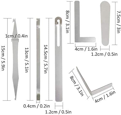 Jiayouy 26Pcs Sax Repair Tool Kit Include Led Leak Light & Spring Hook & Key Indentation Clip & Leveling Pad & Spring Pliers Repair Maintenance Tool For Saxophone, Clarinet, Flute, Woodwind #TOP7