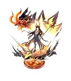 TOYS TOP WONDERS Figura Acrílica Coleccionable para Genshin Impact, Mini Stand de Escritorio, Personajes Teyvat (Furina, Xiao, Navia, Neuvillette) (Zhongli Exuvia)