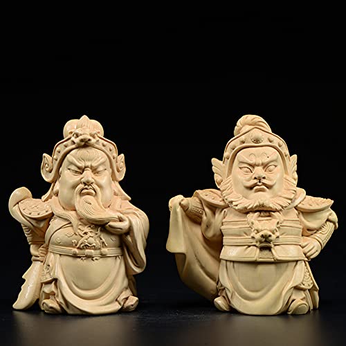 Amazon.co.jp: 劉備関羽張飛 手が三国人物三結義工芸品 木彫り置物