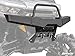SuperATV Winch-Ready Front Bumper for Can-Am Defender, Heavy-Duty Steel, Adventure-Proof Protection with Dual D-Ring Shackles and LED Light Compatibility, See Fitment, USA Made