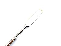 Vista 2 de Herramientas de laboratorio dentales de odontología Espátula de cemento terminada plana #24A, herramientas restauradoras del laboratorio, longitud