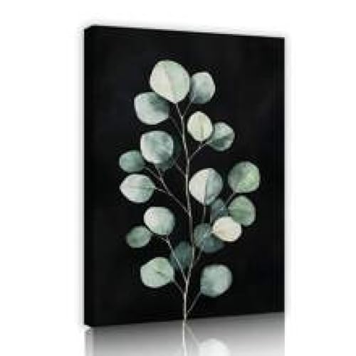 Peintures murales feuilles vertes avec cadre 50x70cm XINBAO