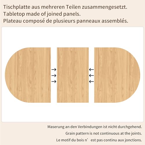 Table à manger extensible de bureau modulable avec rangement - 7