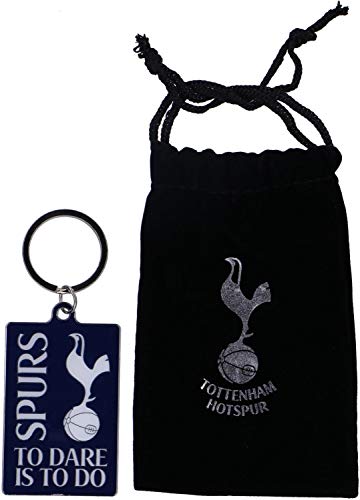 Image of Official Tottenham"To Dare Is To Do" Keyring In Velvet Gift Bag limited tock