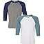Grey/ Navy Trb + White/ Denim