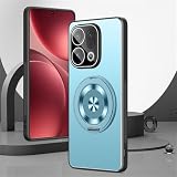 Soporte de Anillo: El Oppo Find X9 con soporte de anillo giratorio de 360° permite el uso sin manos para ver, estudiar y trabajar. El anillo de aleación de aluminio es muy estable y no se cae fácilmente. También viene con un protector de lente, que protege la lente de la cámara de golpes y arañazos.