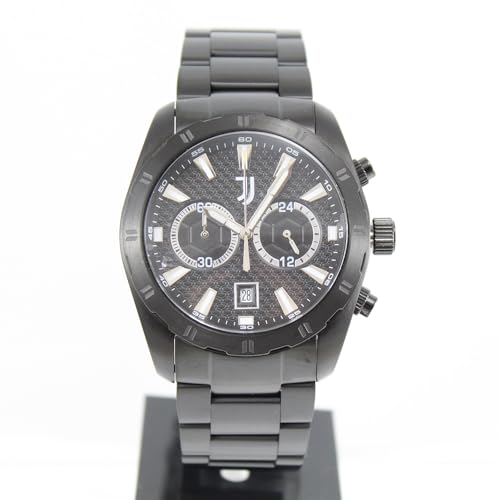 Lowell Orologio Uomo Cronografo Juventus Calcio Acciaio Ip Nero Prodotto Ufficiale - 3
