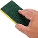 Global Industrial Resort Cut Scrub Sponge, Yellow/Green, 2.75