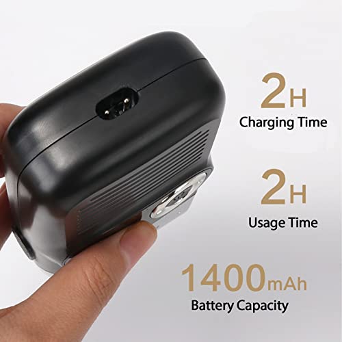 image for KEMEI Foil Shaver Barber for Men,Electric Razor Rechargeable with Bear