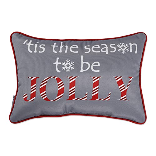 Pillow Perfect Jolly Lumbar Pillow Grey