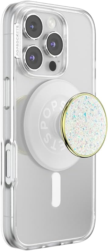 PopSockets Phone Grip for MagSafe, Magnetic Holder, Phone Stand, Enamel - Enamel Opal