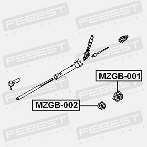 FEBEST - MZAB-066 - rear rod bushing