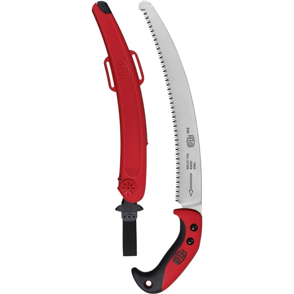 Sierra de poda FELCO 630 con corte tirante de 120 mm para talar ramas gruesas sin esfuerzo