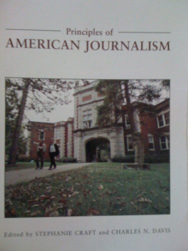 Principles of American Journalism 0536964688 Book Cover